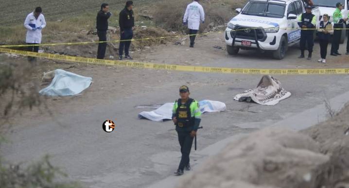 ¡Triple ejecución en San Martín de Porres! Identifican a jóvenes que fueron fueron acribillados en descampado: Dos eran gemelos menores de edad Los cuerpos de dos hermanos gemelos de 15 años y un jove