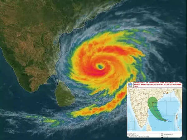 Cyclone Montha Intensifies Over Bay of Bengal; Landfall Near Kakinada on October 28, Odisha and Andhra on High Alert