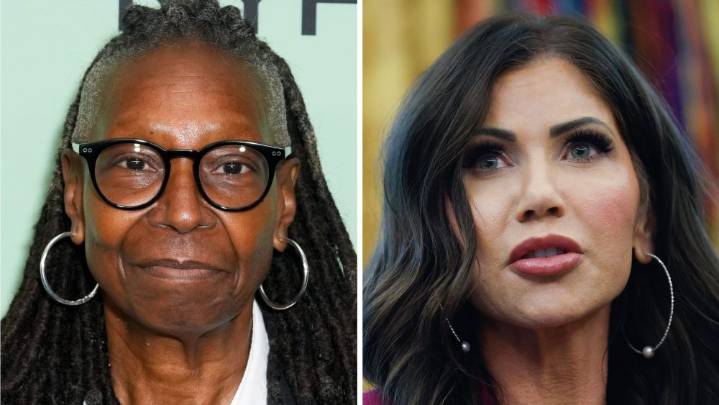 Whoopi Goldberg Trolls Kristi Noem for Bad Bunny Super Bowl ICE Threats