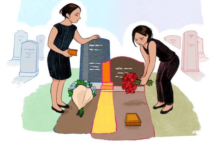 My parents relished their English-French relationship. Things got tricky when they died