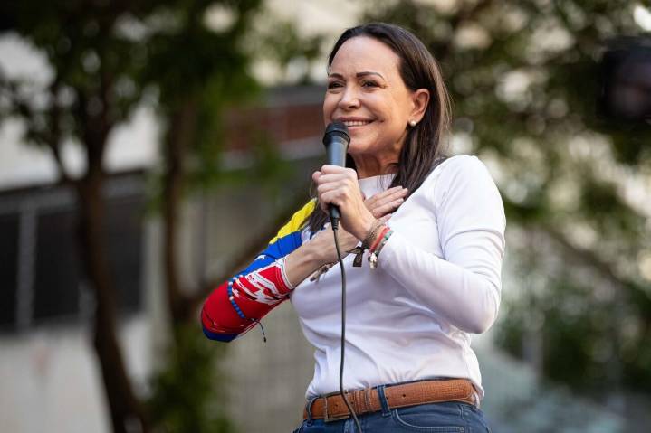 María Corina Machado dice que el “próximo premio será la libertad de Venezuela”