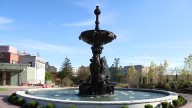 Historic French fountain finds new home at Worcester hotel