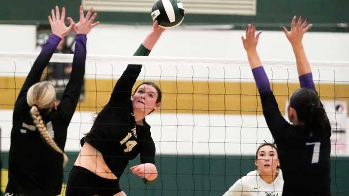 See the best photos of Iowa City West vs Iowa City Liberty volleyball