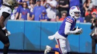 Bills’ Josh Palmer goes down after Falcons hip