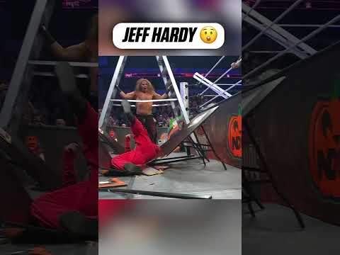 Jeff Hardy is wild 😳 (via @WWE/X)