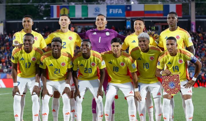 Colombia va por los cuartos: titular para enfrentar a Sudáfrica sub 20