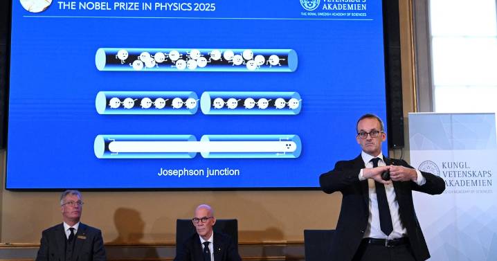 Nobel Prize in Physics goes to 3 scientists based in U.S. for work on quantum technology