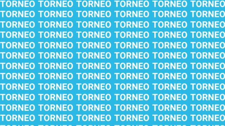 Solo una vista de águila puede encontrar la palabra "TORERO" en menos de 5 segundos