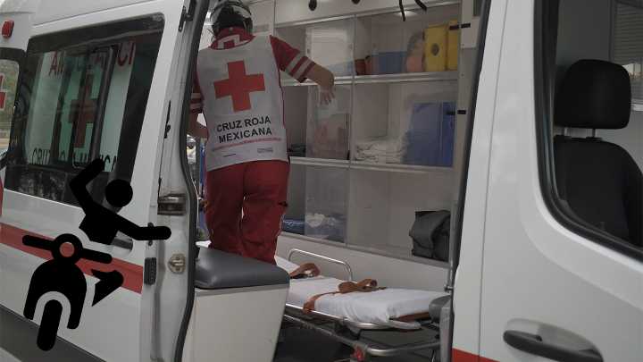 Detienen a conductor tras choque con motociclista en Santiago Papasquiaro