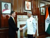 US Ambassador-Designate Sergio Gor Meets S Jaishankar in New Delhi to Discuss Strengthening India
