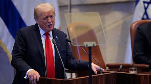 President Trump touts 'historic dawn of a new Middle East' in Israel Knesset speech