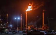 Massive fire erupts at refinery near LA