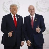 Trump says FIFA chief would back moving World Cup games