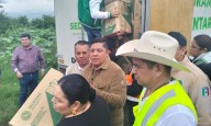 Gobernador Ricardo Gallardo supervisa atención a familias afectadas en la huasteca