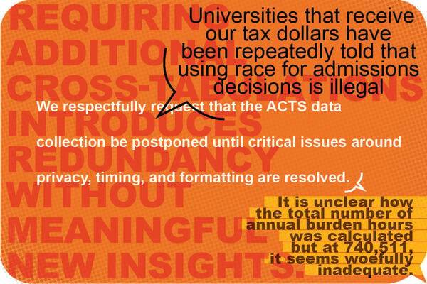 Institutions, Advocates Argue Against Admissions Data Collection