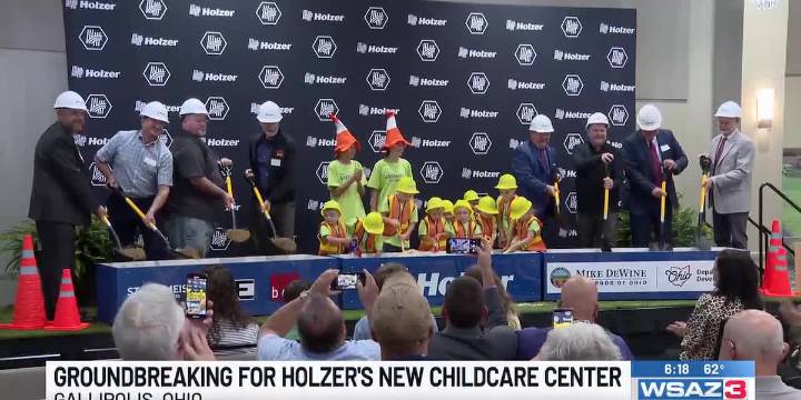 Groundbreaking for Holzer’s new childcare center