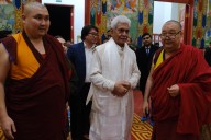 Lieutenant Governor pays obeisance to sacred relics of Lord Buddha at Geden Sheddup Choikorling Monastery at Elista, Kalmykia, Russia