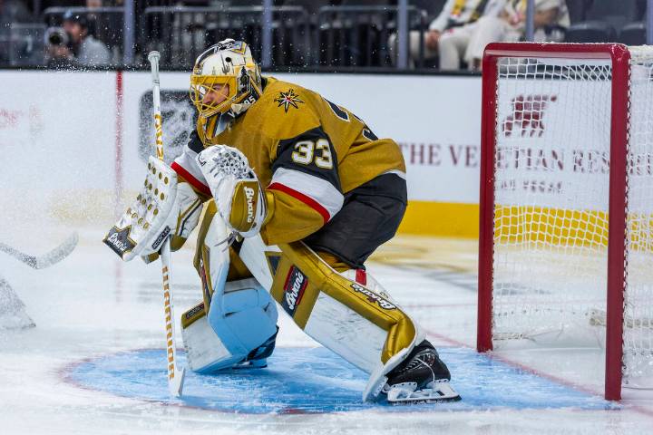 Golden Knights goaltender Adin Hill week to week with lower