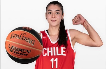 Magallánica Mariana Vidal está lista para el debut de la Sub 17 de básquetbol en el Sudamericano de Paraguay