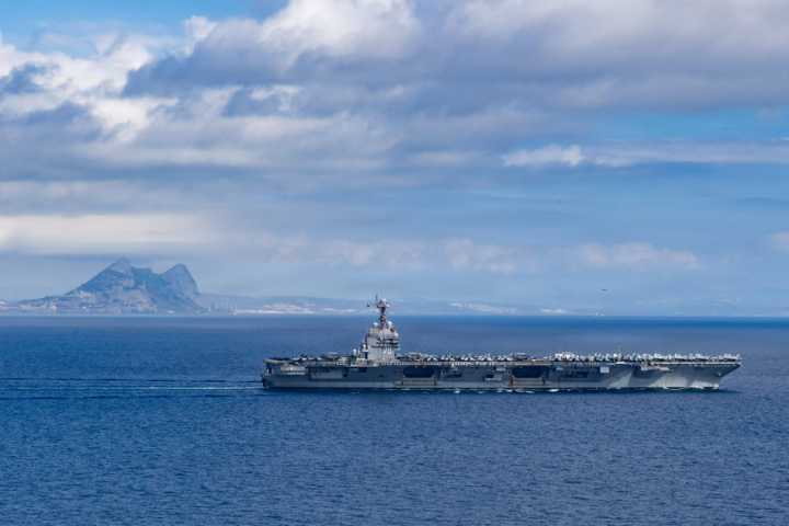 El portaaviones Gerald Ford ya está en camino y podría llegar en una semana al Caribe