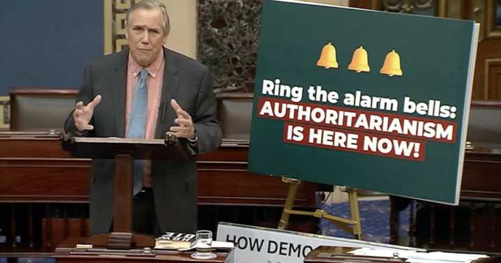 Oregon’s Merkley holds US Senate floor overnight in Trump protest