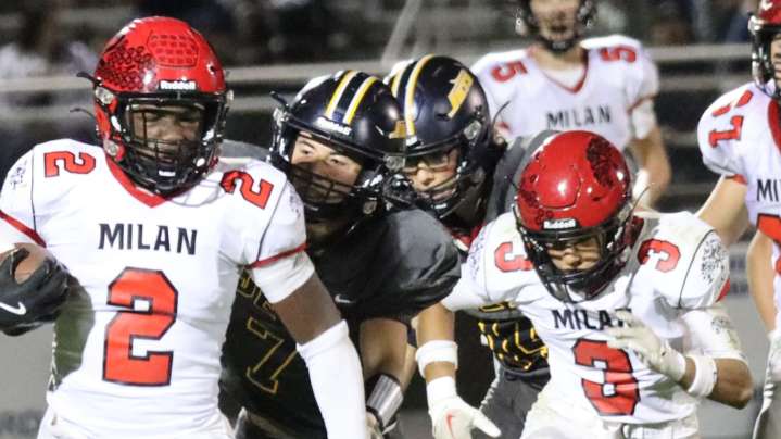 Summaries, stats for Monroe County Region football games in Week 8