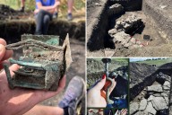 Bronze box from ancient Roman Empire discovered in Romania