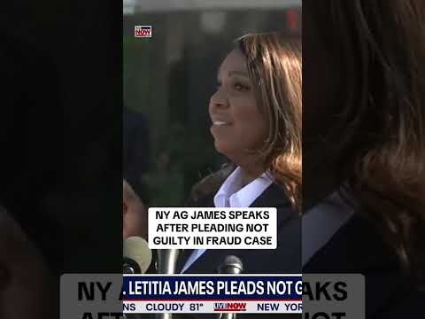 NY AG James speaks out after pleading not guilty in fraud case