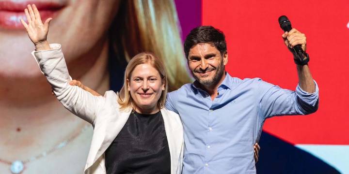 Gisela Scaglia cerró su campaña en Rosario con el apoyo de Maximiliano Pullaro