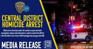 Three Arrests Made By SFPD In Central District Homicide
