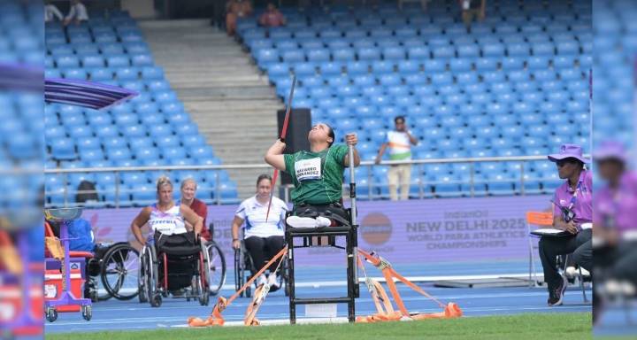 María Guadalupe Navarro rompe récord continental en jabalina en el Mundial