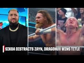 Sami Zayn loses US Title to Ilja Dragonuv after distraction by Solo Sikoa