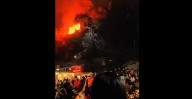 VIDEO: Show de drones en China termina en caos e incendio