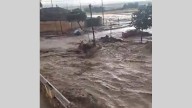 Una fuerte tormenta provoca inundaciones en Casanueva y Zujaira tras el desbordamiento del barranco
