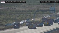 Crews at scene of multi-vehicle crash along I