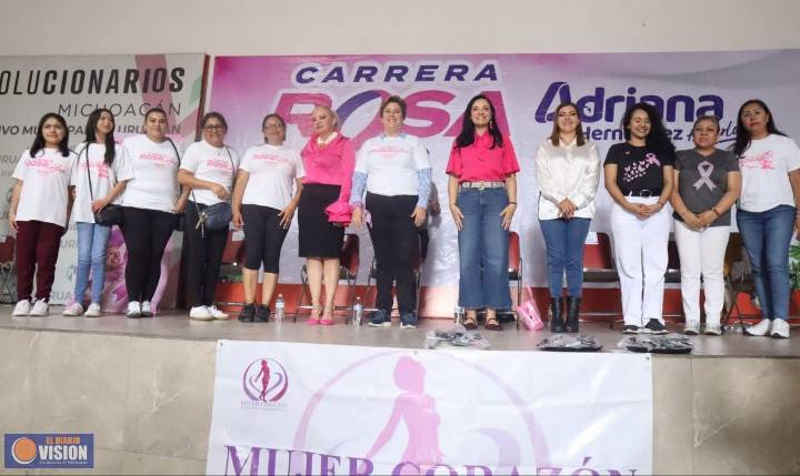 Realiza Adriana Hernández “Trenzatón” para mujeres con cáncer, en Uruapan