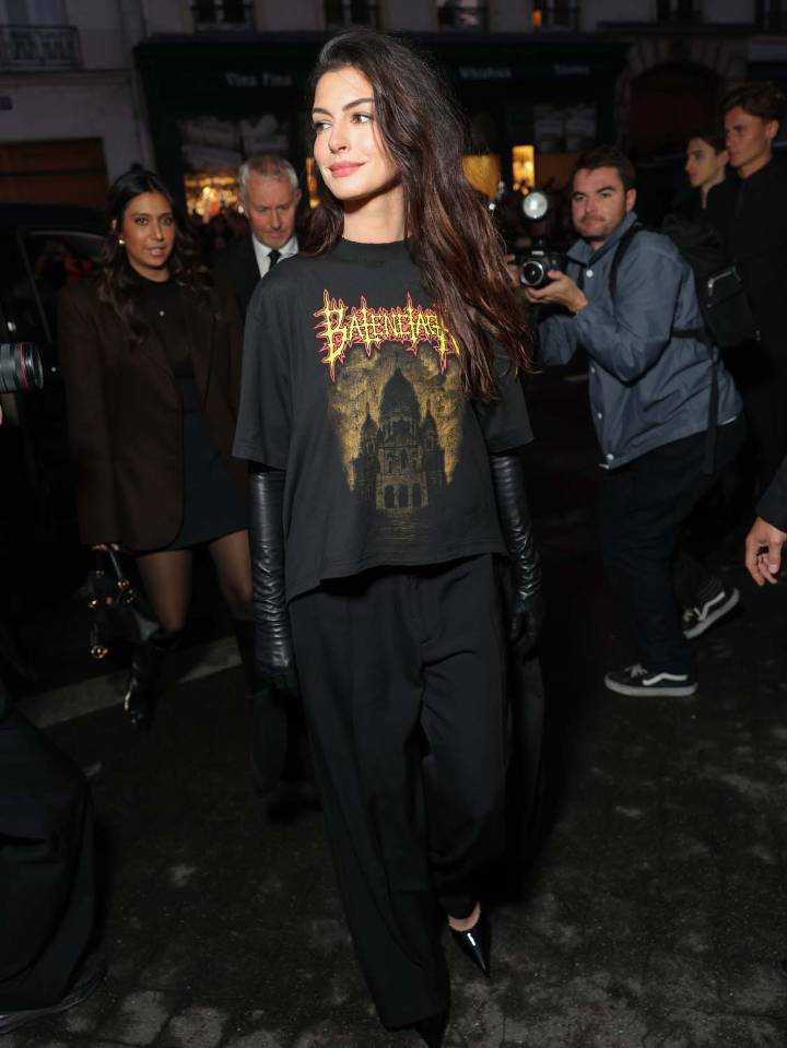 Anne Hathaway Turned Up For the New Balenciaga