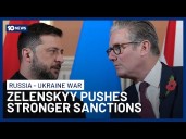 Zelenskyy Urges Allies In London To Tighten Sanctions And Cut Dependence On Russian Energy
