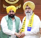 Punjab CM Mann announces Harmeet Sandhu as AAP candidate for Tarn Taran bypoll