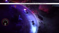 Police chase possible DUI driver in the San Fernando Valley