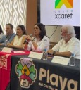 “ESTOY SEGURA DE QUE TULUM SABRÁ PONERSE DE PIE”: Expresa Estefanía Mercado mensaje de solidaridad al pueblo de Tulum; firman convenio gobierno municipal y Grupo Xcaret para fortalecer turismo local