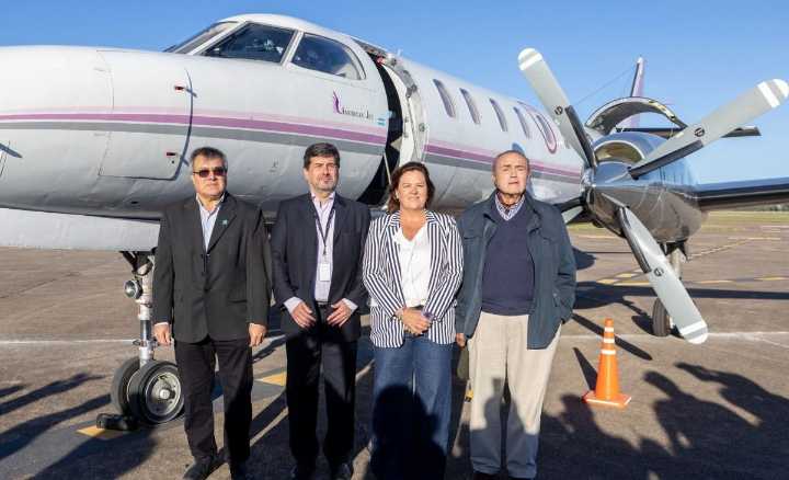 Volvieron los vuelos comerciales de Pico a Buenos Aires