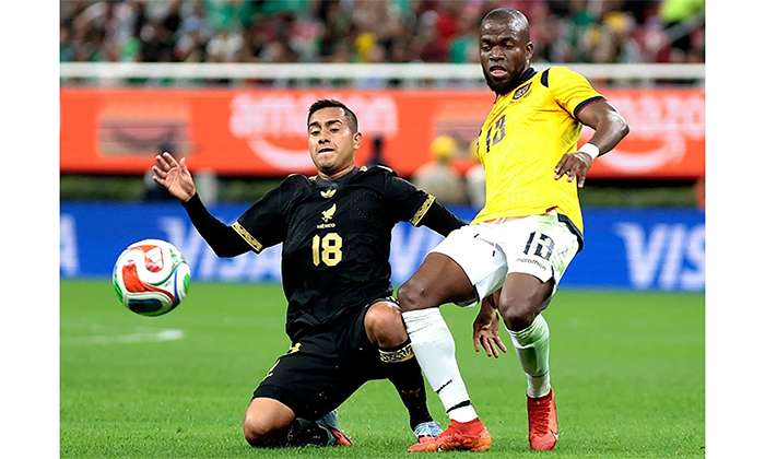 México empata ante Ecuador