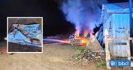 Ataque incendiario deja dos maquinarias quemadas en aserradero de Cañete: fue reivindicado por la WAM