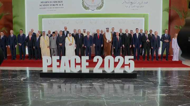 Israel Gaza: Trump joins world leaders for Egypt peace summit