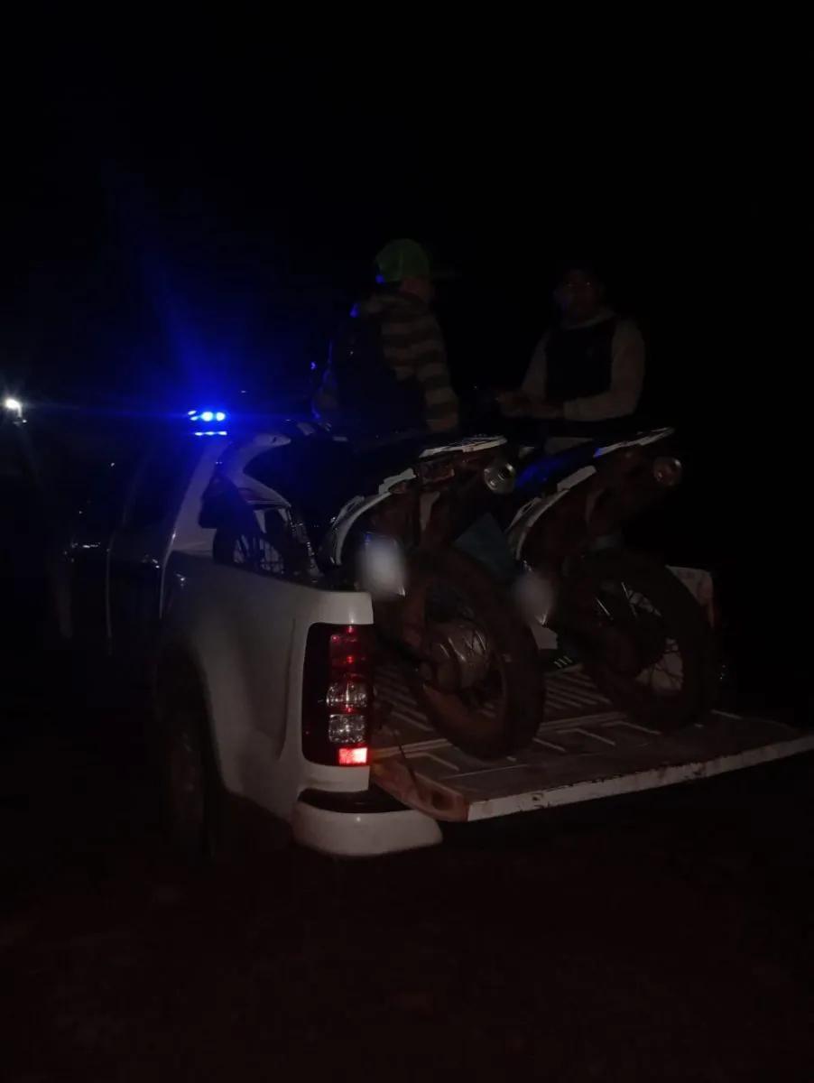 Desbarataron un punto de acopio de motos robadas en Azara