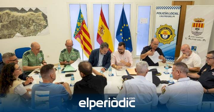 La Junta de Seguridad se reúne en l'Alfàs y aprueba el dispositivo de vigilancia de las Fiestas del Jubileo 2025
