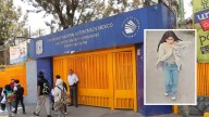 Alumnos del CCH Naucalpan realizan bloqueo afuera del plantel, exigen la localización de Kimberly Moya