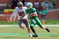 North Texas hasn't been undefeated this late in a season since before "Mean" Joe Greene