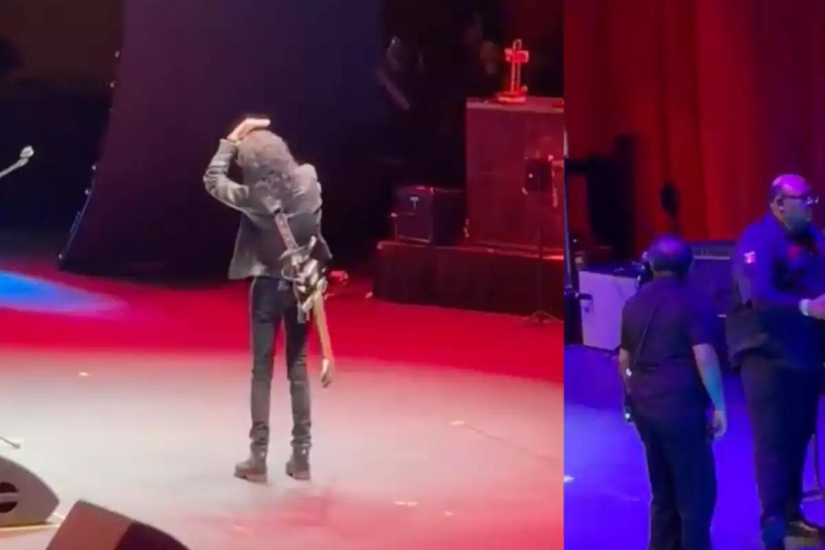 Pantalla se desploma en show de El Tri: evacuan filas y Alex Lora lo toma con humor